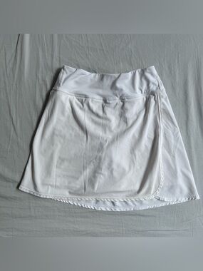 Zella White Tennis Skort with Built-In Short